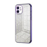 Gradient Glitter Powder Electroplated Phone Case, For iPhone 13 Pro Max, For iPhone 13 Pro, For iPhone 13, For iPhone 12, For iPhone 12 Pro Max, For iPhone 12 Pro