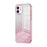 Gradient Glitter Powder Electroplated Phone Case, For iPhone 13 Pro Max, For iPhone 13 Pro, For iPhone 13, For iPhone 12, For iPhone 12 Pro Max, For iPhone 12 Pro