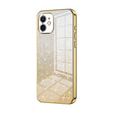 Gradient Glitter Powder Electroplated Phone Case, For iPhone 13 Pro Max, For iPhone 13 Pro, For iPhone 13, For iPhone 12, For iPhone 12 Pro Max, For iPhone 12 Pro