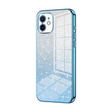 Gradient Glitter Powder Electroplated Phone Case, For iPhone 13 Pro Max, For iPhone 13 Pro, For iPhone 13, For iPhone 12, For iPhone 12 Pro Max, For iPhone 12 Pro