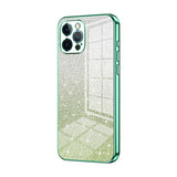 Gradient Glitter Powder Electroplated Phone Case, For iPhone 13 Pro Max, For iPhone 13 Pro, For iPhone 13, For iPhone 12, For iPhone 12 Pro Max, For iPhone 12 Pro