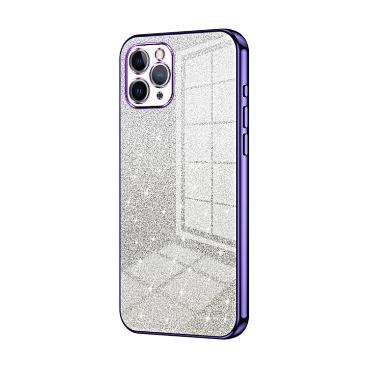 Gradient Glitter Powder Electroplated Phone Case, For iPhone 11 Pro Max, For iPhone 11, For iPhone 11 Pro, For iPhone X / XS, For iPhone XR, For iPhone XS Max