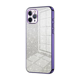 Gradient Glitter Powder Electroplated Phone Case, For iPhone 11 Pro Max, For iPhone 11, For iPhone 11 Pro, For iPhone X / XS, For iPhone XR, For iPhone XS Max