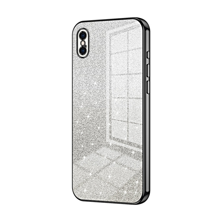 Gradient Glitter Powder Electroplated Phone Case, For iPhone 11 Pro Max, For iPhone 11, For iPhone 11 Pro, For iPhone X / XS, For iPhone XR, For iPhone XS Max
