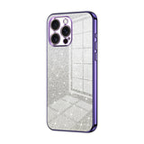 Gradient Glitter Powder Electroplated Phone Case, For iPhone 17e / 16e, For iPhone 17 Pro Max, For iPhone 17 Pro, For iPhone 17, For iPhone Air, For iPhone 16 Pro Max