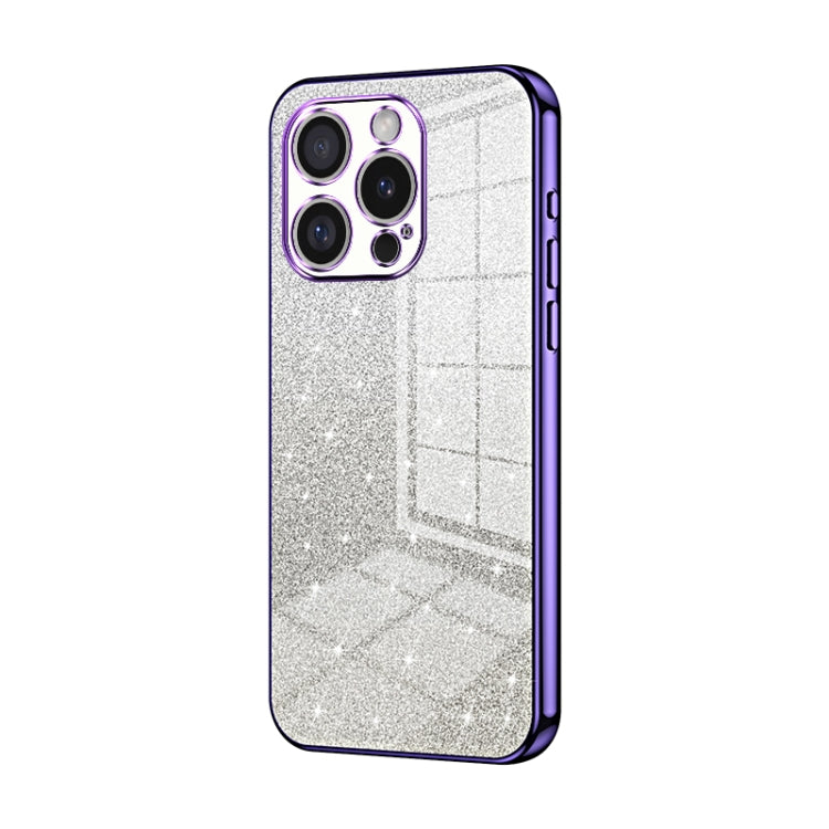 Gradient Glitter Powder Electroplated Phone Case, For iPhone 16 Pro, For iPhone 16 Plus, For iPhone 16, For iPhone 15 Pro Max, For iPhone 15 Pro, For iPhone 15 Plus