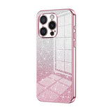 Gradient Glitter Powder Electroplated Phone Case, For iPhone 16 Pro, For iPhone 16 Plus, For iPhone 16, For iPhone 15 Pro Max, For iPhone 15 Pro, For iPhone 15 Plus