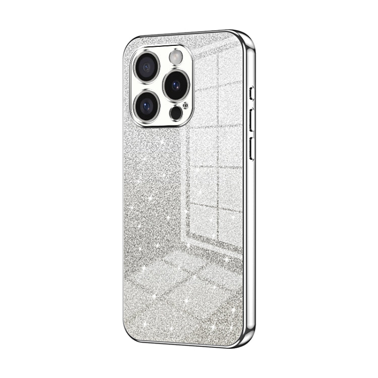 Gradient Glitter Powder Electroplated Phone Case, For iPhone 16 Pro, For iPhone 16 Plus, For iPhone 16, For iPhone 15 Pro Max, For iPhone 15 Pro, For iPhone 15 Plus