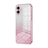 Gradient Glitter Powder Electroplated Phone Case, For iPhone 16 Pro, For iPhone 16 Plus, For iPhone 16, For iPhone 15 Pro Max, For iPhone 15 Pro, For iPhone 15 Plus