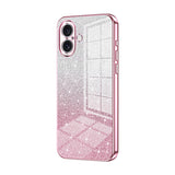 Gradient Glitter Powder Electroplated Phone Case, For iPhone 16 Pro, For iPhone 16 Plus, For iPhone 16, For iPhone 15 Pro Max, For iPhone 15 Pro, For iPhone 15 Plus