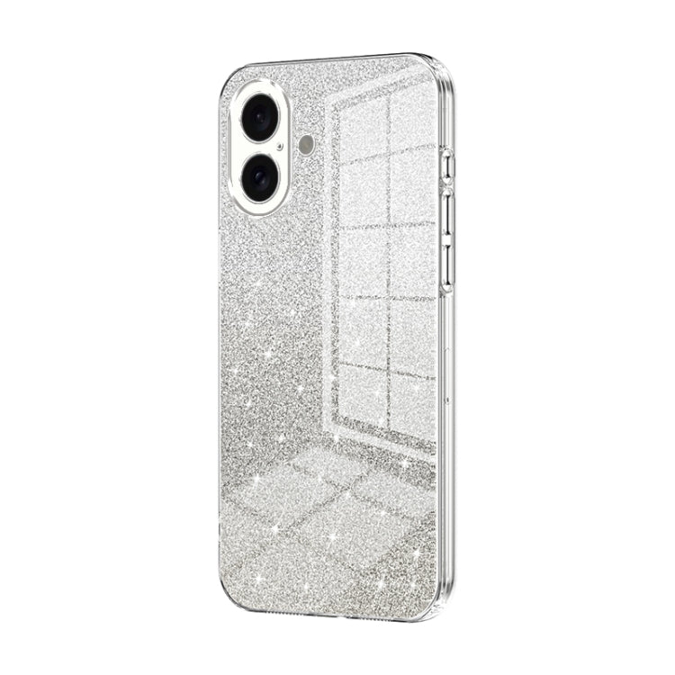 Gradient Glitter Powder Electroplated Phone Case, For iPhone 16 Pro, For iPhone 16 Plus, For iPhone 16, For iPhone 15 Pro Max, For iPhone 15 Pro, For iPhone 15 Plus