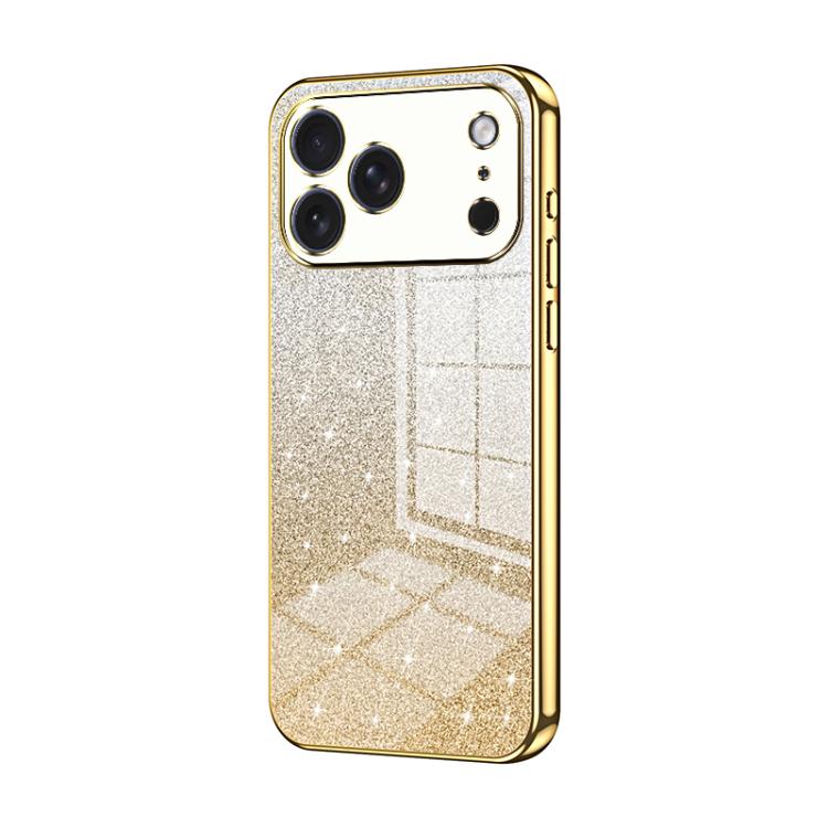 Gradient Glitter Powder Electroplated Phone Case, For iPhone 17e / 16e, For iPhone 17 Pro Max, For iPhone 17 Pro, For iPhone 17, For iPhone Air, For iPhone 16 Pro Max