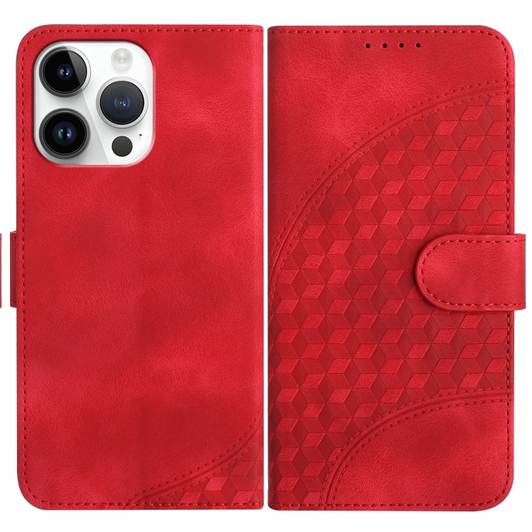 YX0060 Elephant Head Embossed Phone Leather Case with Lanyard, For iPhone 16 Pro, For iPhone 16 Plus, For iPhone 16, For iPhone 15 Pro Max, For iPhone 15 Pro, For iPhone 15 Plus