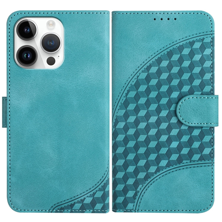 YX0060 Elephant Head Embossed Phone Leather Case with Lanyard, For iPhone 16 Pro, For iPhone 16 Plus, For iPhone 16, For iPhone 15 Pro Max, For iPhone 15 Pro, For iPhone 15 Plus