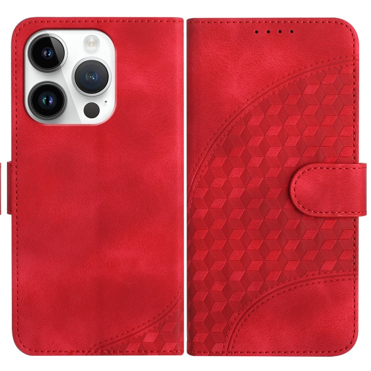YX0060 Elephant Head Embossed Phone Leather Case with Lanyard, For iPhone 16 Pro, For iPhone 16 Plus, For iPhone 16, For iPhone 15 Pro Max, For iPhone 15 Pro, For iPhone 15 Plus