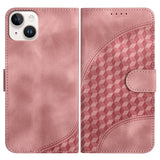 YX0060 Elephant Head Embossed Phone Leather Case with Lanyard, For iPhone 16 Pro, For iPhone 16 Plus, For iPhone 16, For iPhone 15 Pro Max, For iPhone 15 Pro, For iPhone 15 Plus