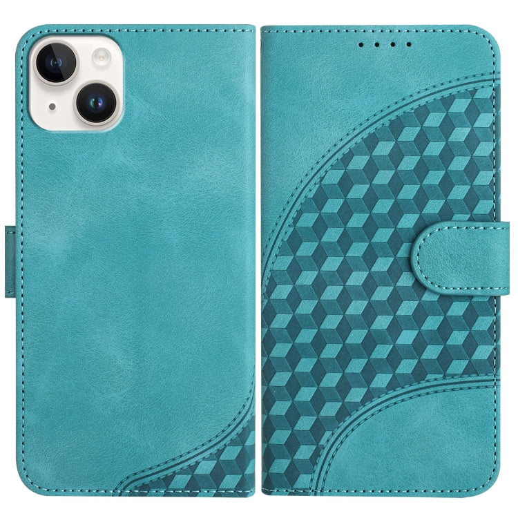 YX0060 Elephant Head Embossed Phone Leather Case with Lanyard, For iPhone 16 Pro, For iPhone 16 Plus, For iPhone 16, For iPhone 15 Pro Max, For iPhone 15 Pro, For iPhone 15 Plus