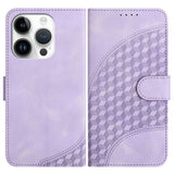 YX0060 Elephant Head Embossed Phone Leather Case with Lanyard, For iPhone 15, For iPhone 14 Plus, For iPhone 14, For iPhone 14 Pro, For iPhone 14 Pro Max, For iPhone SE 2022/SE 2020/6/7/8