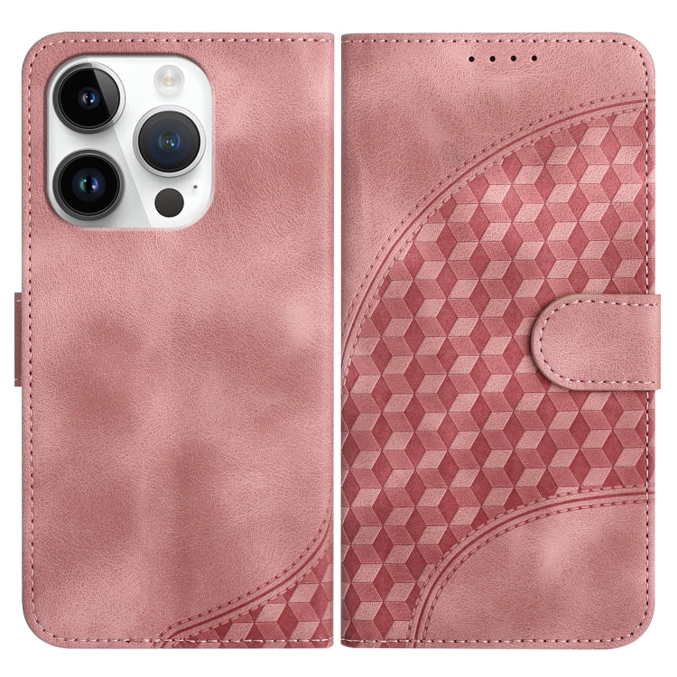 YX0060 Elephant Head Embossed Phone Leather Case with Lanyard, For iPhone 15, For iPhone 14 Plus, For iPhone 14, For iPhone 14 Pro, For iPhone 14 Pro Max, For iPhone SE 2022/SE 2020/6/7/8