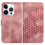 YX0060 Elephant Head Embossed Phone Leather Case with Lanyard, For iPhone 15, For iPhone 14 Plus, For iPhone 14, For iPhone 14 Pro, For iPhone 14 Pro Max, For iPhone SE 2022/SE 2020/6/7/8