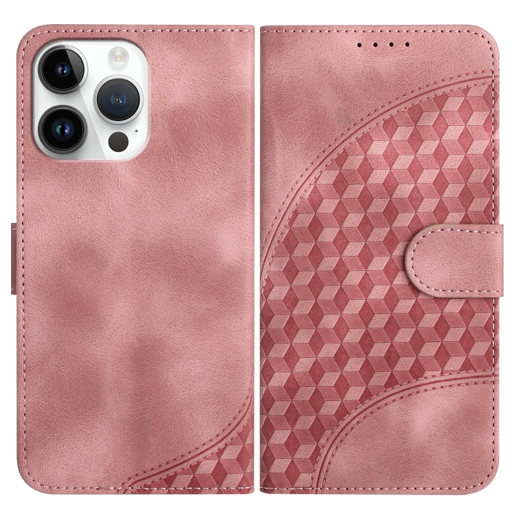 YX0060 Elephant Head Embossed Phone Leather Case with Lanyard, For iPhone 15, For iPhone 14 Plus, For iPhone 14, For iPhone 14 Pro, For iPhone 14 Pro Max, For iPhone SE 2022/SE 2020/6/7/8