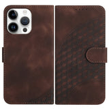 YX0060 Elephant Head Embossed Phone Leather Case with Lanyard, For iPhone 15, For iPhone 14 Plus, For iPhone 14, For iPhone 14 Pro, For iPhone 14 Pro Max, For iPhone SE 2022/SE 2020/6/7/8