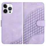 YX0060 Elephant Head Embossed Phone Leather Case with Lanyard, For iPhone 13 Pro Max, For iPhone 13 Pro, For iPhone 13, For iPhone 13 mini, For iPhone 12/12 Pro, For iPhone 12 Pro Max