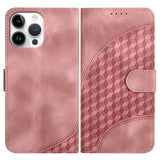 YX0060 Elephant Head Embossed Phone Leather Case with Lanyard, For iPhone 13 Pro Max, For iPhone 13 Pro, For iPhone 13, For iPhone 13 mini, For iPhone 12/12 Pro, For iPhone 12 Pro Max