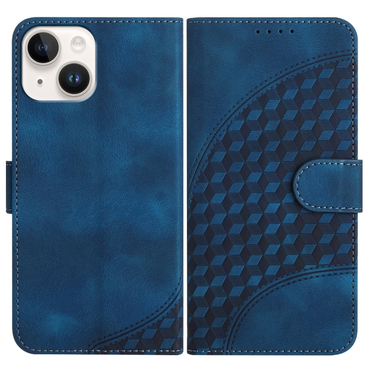 YX0060 Elephant Head Embossed Phone Leather Case with Lanyard, For iPhone 13 Pro Max, For iPhone 13 Pro, For iPhone 13, For iPhone 13 mini, For iPhone 12/12 Pro, For iPhone 12 Pro Max