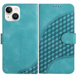 YX0060 Elephant Head Embossed Phone Leather Case with Lanyard, For iPhone 13 Pro Max, For iPhone 13 Pro, For iPhone 13, For iPhone 13 mini, For iPhone 12/12 Pro, For iPhone 12 Pro Max