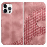 YX0060 Elephant Head Embossed Phone Leather Case with Lanyard, For iPhone 13 Pro Max, For iPhone 13 Pro, For iPhone 13, For iPhone 13 mini, For iPhone 12/12 Pro, For iPhone 12 Pro Max