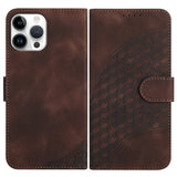 YX0060 Elephant Head Embossed Phone Leather Case with Lanyard, For iPhone 13 Pro Max, For iPhone 13 Pro, For iPhone 13, For iPhone 13 mini, For iPhone 12/12 Pro, For iPhone 12 Pro Max