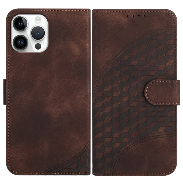 YX0060 Elephant Head Embossed Phone Leather Case with Lanyard, For iPhone 13 Pro Max, For iPhone 13 Pro, For iPhone 13, For iPhone 13 mini, For iPhone 12/12 Pro, For iPhone 12 Pro Max