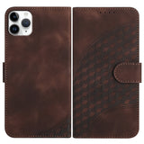 YX0060 Elephant Head Embossed Phone Leather Case with Lanyard, For iPhone 12 mini, For iPhone 11 Pro Max, For iPhone 11, For iPhone 11 Pro, For iPhone XS / X, For iPhone XR