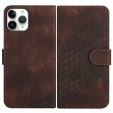 YX0060 Elephant Head Embossed Phone Leather Case with Lanyard, For iPhone 12 mini, For iPhone 11 Pro Max, For iPhone 11, For iPhone 11 Pro, For iPhone XS / X, For iPhone XR