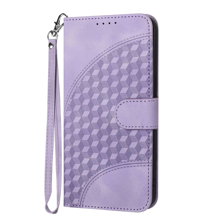 YX0060 Elephant Head Embossed Phone Leather Case with Lanyard, For iPhone 16 Pro, For iPhone 16 Plus, For iPhone 16, For iPhone 15 Pro Max, For iPhone 15 Pro, For iPhone 15 Plus