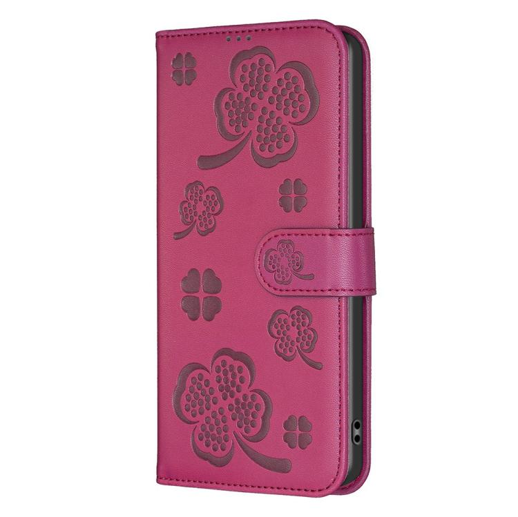 Four-leaf Embossed Leather Phone Case, For iPhone 18 Pro/17 Pro, For iPhone 18 Pro Max/17 Pro Max, For iPhone 17, For iPhone 17 Air, For iPhone 16 Pro Max, For iPhone 16 Pro, For iPhone 16 Plus, For iPhone 16