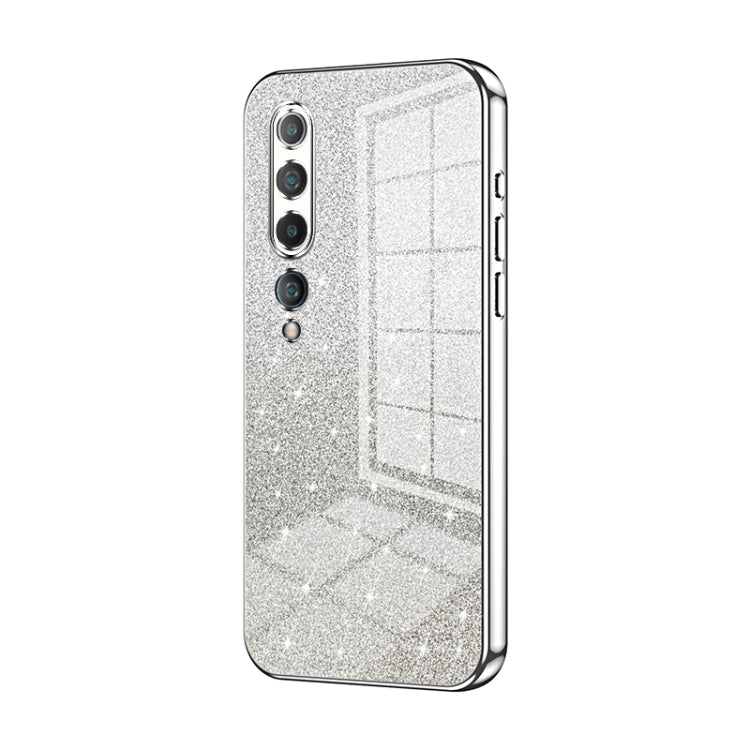 Gradient Glitter Powder Electroplated Phone Case, For Xiaomi Mi 10 Ultra, For Xiaomi Mi 10 Pro 5G, For Xiaomi Mi 10 5G, For Xiaomi Mi CC9 Pro / Mi Note 10, For Xiaomi Mi CC9e / Mi A3, For Xiaomi Mi 9