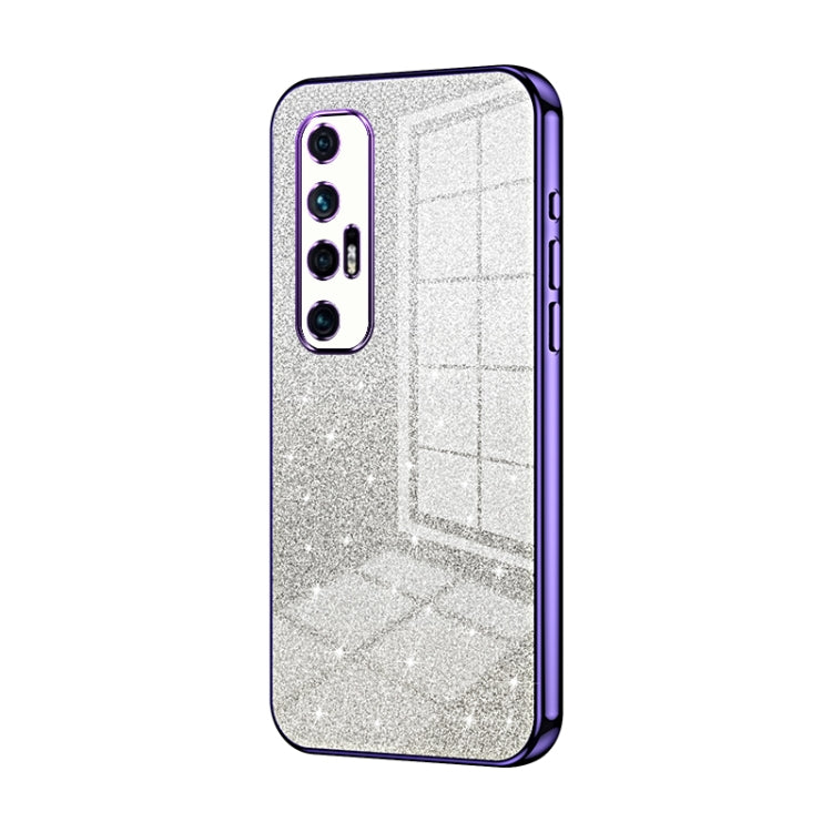 Gradient Glitter Powder Electroplated Phone Case, For Xiaomi Mix 4, For Xiaomi Mi 10S, For Xiaomi Mi 11 Ultra, For Xiaomi Mi 11 Pro, For Xiaomi Mi 11, For Xiaomi Mi 10 Lite 5G