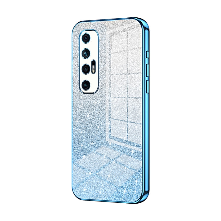 Gradient Glitter Powder Electroplated Phone Case, For Xiaomi Mix 4, For Xiaomi Mi 10S, For Xiaomi Mi 11 Ultra, For Xiaomi Mi 11 Pro, For Xiaomi Mi 11, For Xiaomi Mi 10 Lite 5G