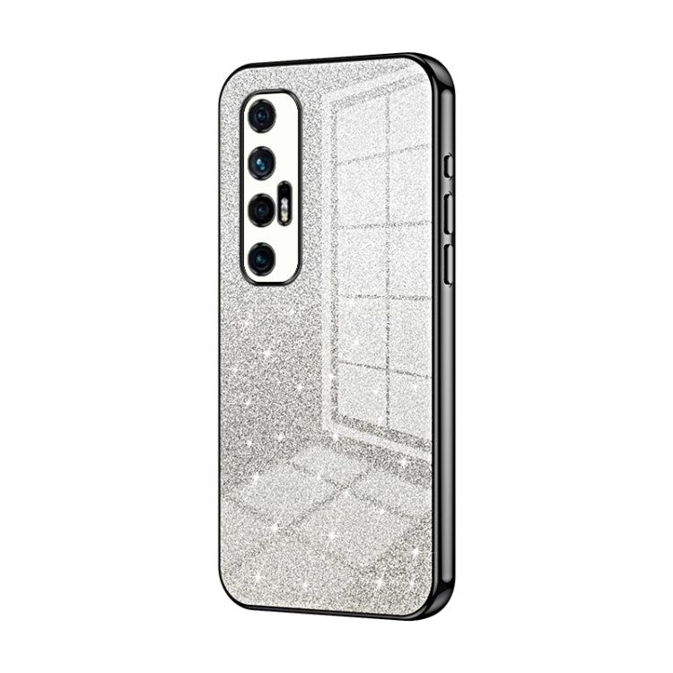 Gradient Glitter Powder Electroplated Phone Case, For Xiaomi Mix 4, For Xiaomi Mi 10S, For Xiaomi Mi 11 Ultra, For Xiaomi Mi 11 Pro, For Xiaomi Mi 11, For Xiaomi Mi 10 Lite 5G