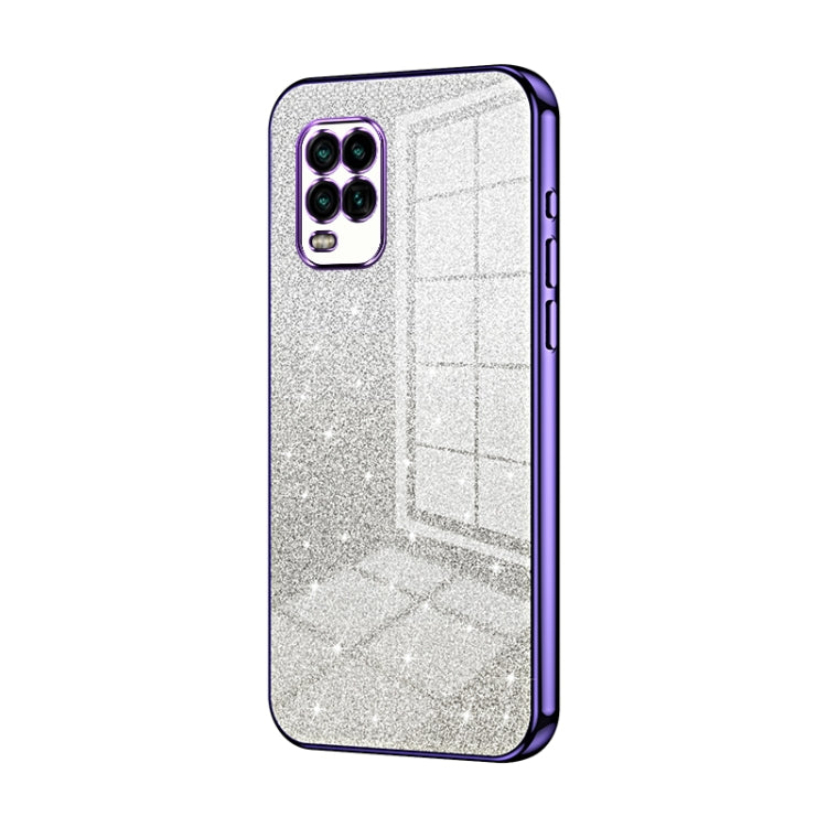 Gradient Glitter Powder Electroplated Phone Case, For Xiaomi Mix 4, For Xiaomi Mi 10S, For Xiaomi Mi 11 Ultra, For Xiaomi Mi 11 Pro, For Xiaomi Mi 11, For Xiaomi Mi 10 Lite 5G