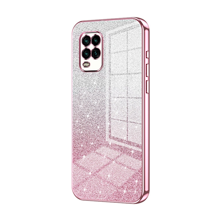 Gradient Glitter Powder Electroplated Phone Case, For Xiaomi Mix 4, For Xiaomi Mi 10S, For Xiaomi Mi 11 Ultra, For Xiaomi Mi 11 Pro, For Xiaomi Mi 11, For Xiaomi Mi 10 Lite 5G
