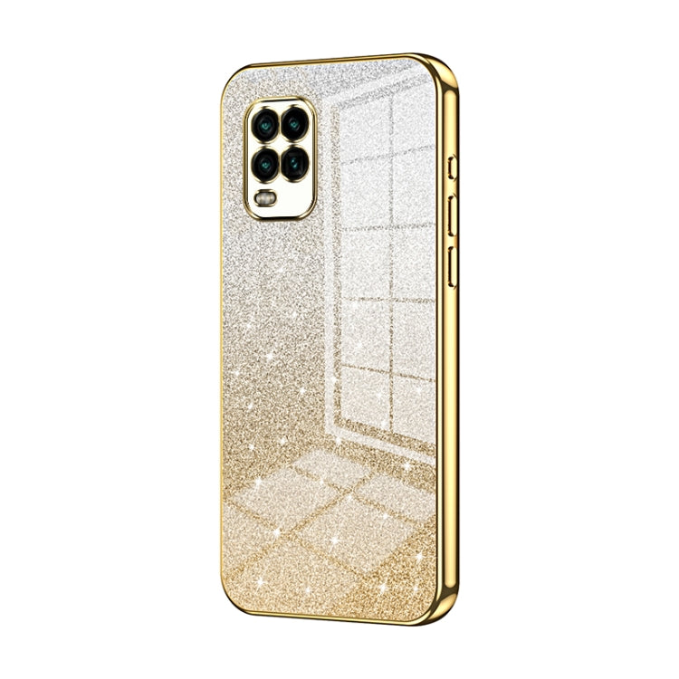 Gradient Glitter Powder Electroplated Phone Case, For Xiaomi Mix 4, For Xiaomi Mi 10S, For Xiaomi Mi 11 Ultra, For Xiaomi Mi 11 Pro, For Xiaomi Mi 11, For Xiaomi Mi 10 Lite 5G