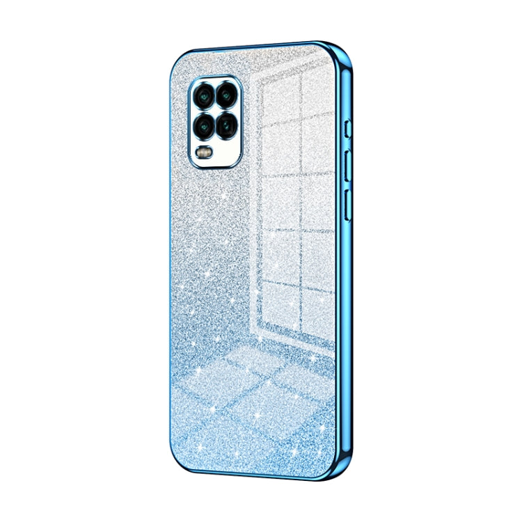 Gradient Glitter Powder Electroplated Phone Case, For Xiaomi Mix 4, For Xiaomi Mi 10S, For Xiaomi Mi 11 Ultra, For Xiaomi Mi 11 Pro, For Xiaomi Mi 11, For Xiaomi Mi 10 Lite 5G