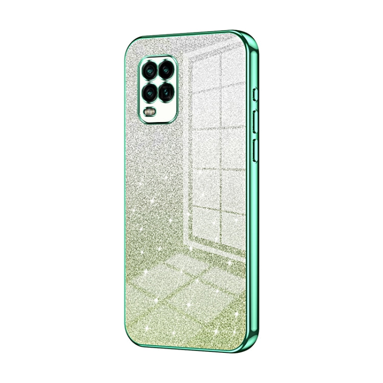 Gradient Glitter Powder Electroplated Phone Case, For Xiaomi Mix 4, For Xiaomi Mi 10S, For Xiaomi Mi 11 Ultra, For Xiaomi Mi 11 Pro, For Xiaomi Mi 11, For Xiaomi Mi 10 Lite 5G