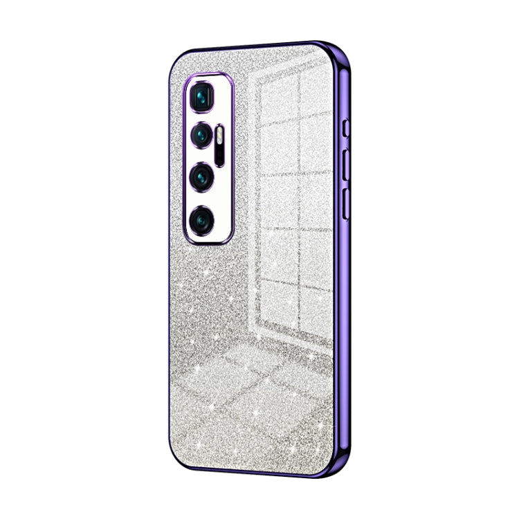 Gradient Glitter Powder Electroplated Phone Case, For Xiaomi Mi 10 Ultra, For Xiaomi Mi 10 Pro 5G, For Xiaomi Mi 10 5G, For Xiaomi Mi CC9 Pro / Mi Note 10, For Xiaomi Mi CC9e / Mi A3, For Xiaomi Mi 9