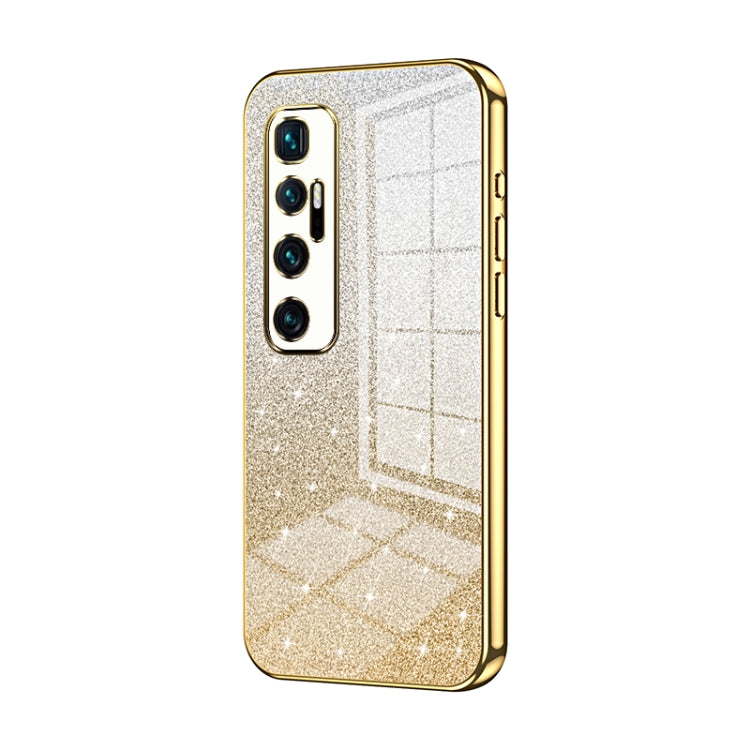 Gradient Glitter Powder Electroplated Phone Case, For Xiaomi Mi 10 Ultra, For Xiaomi Mi 10 Pro 5G, For Xiaomi Mi 10 5G, For Xiaomi Mi CC9 Pro / Mi Note 10, For Xiaomi Mi CC9e / Mi A3, For Xiaomi Mi 9