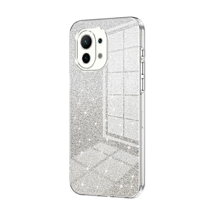 Gradient Glitter Powder Electroplated Phone Case, For Xiaomi Mix 4, For Xiaomi Mi 10S, For Xiaomi Mi 11 Ultra, For Xiaomi Mi 11 Pro, For Xiaomi Mi 11, For Xiaomi Mi 10 Lite 5G