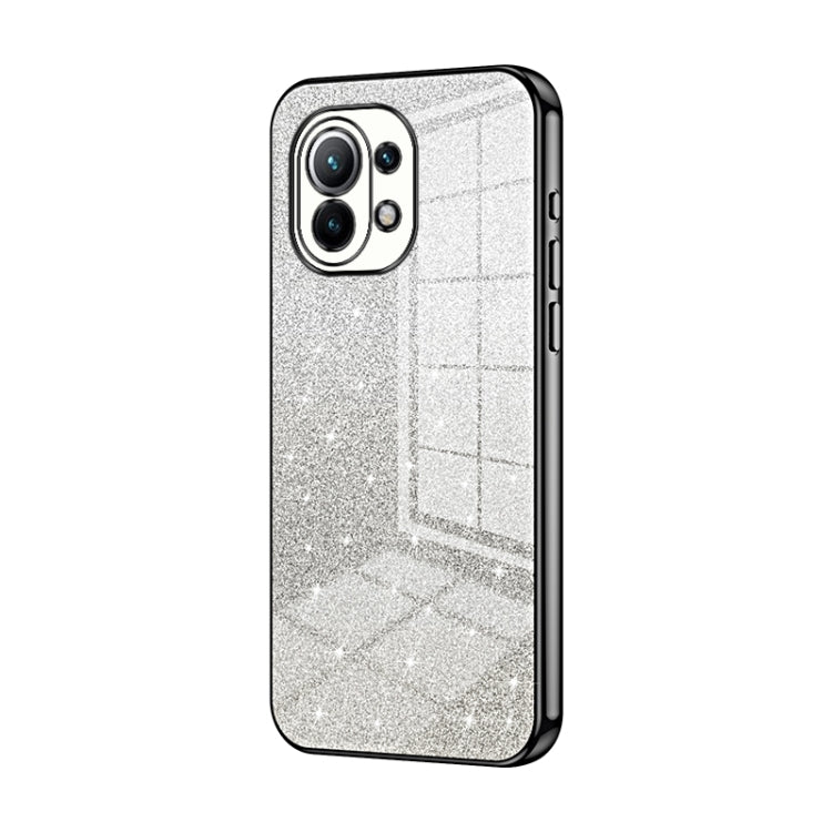 Gradient Glitter Powder Electroplated Phone Case, For Xiaomi Mix 4, For Xiaomi Mi 10S, For Xiaomi Mi 11 Ultra, For Xiaomi Mi 11 Pro, For Xiaomi Mi 11, For Xiaomi Mi 10 Lite 5G